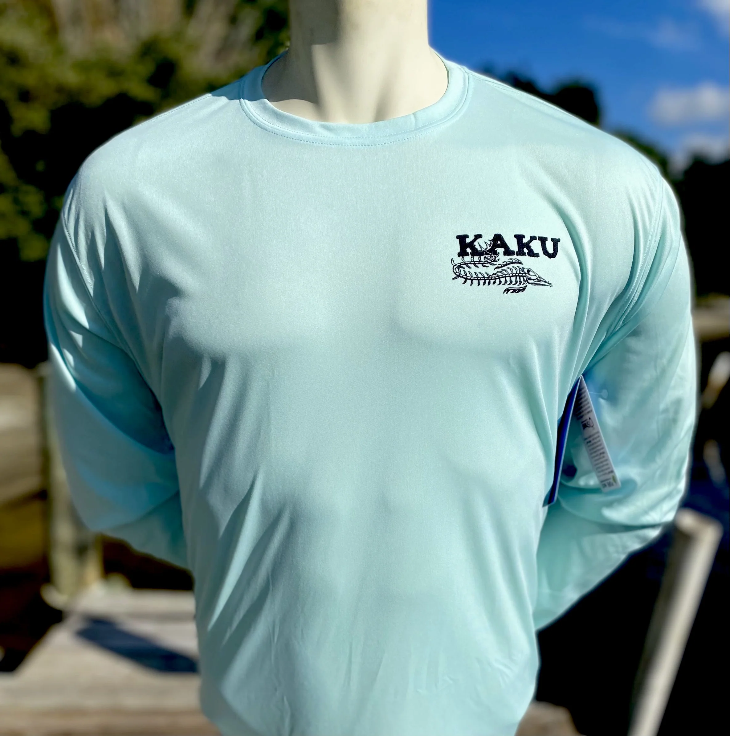 Zulu Island Life - Seafoam Performance Shirt - Image 3